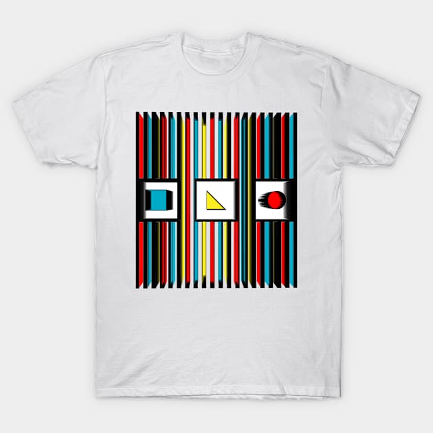 Abstract Geometry #8 T-Shirt by joeymono